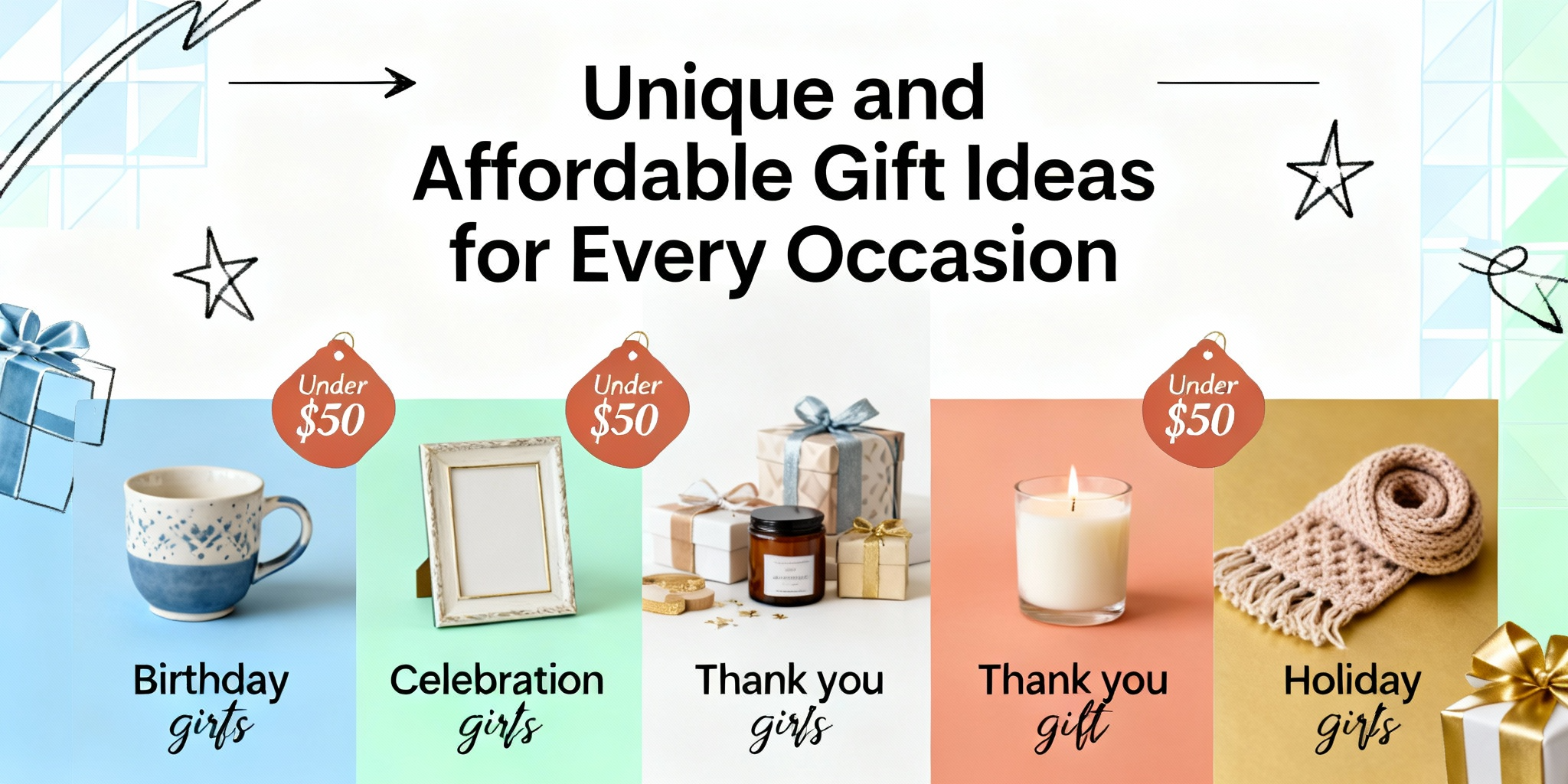 Unique and Affordable Gift Ideas for Every Occasion