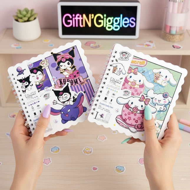 Sanrio Theme Spiral Notebook