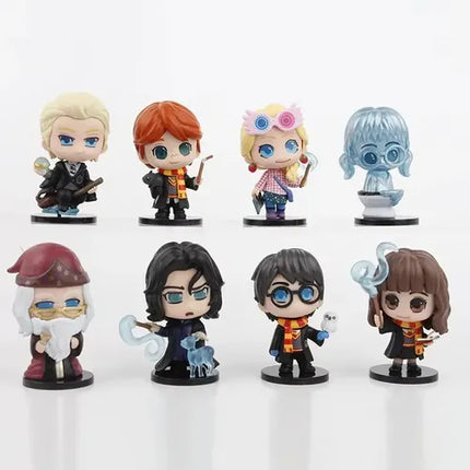 Cute Mini Harry Potter Character Collectible Figurines (Set of 8)