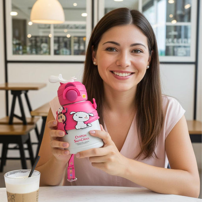 Crayon Shinchan Bottle | Hot - cold | Insulated