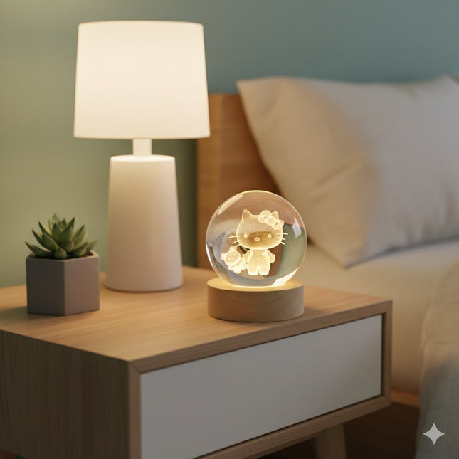 Hello Kitty Light-Up Globe