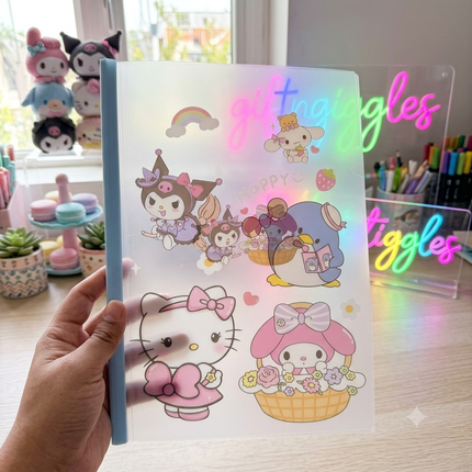 Cute Kawaii Sanrio Character A4 Clear Document Folder Sleeve