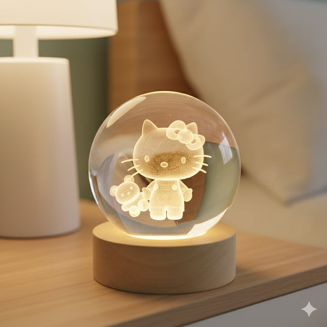 Hello Kitty Light-Up Globe