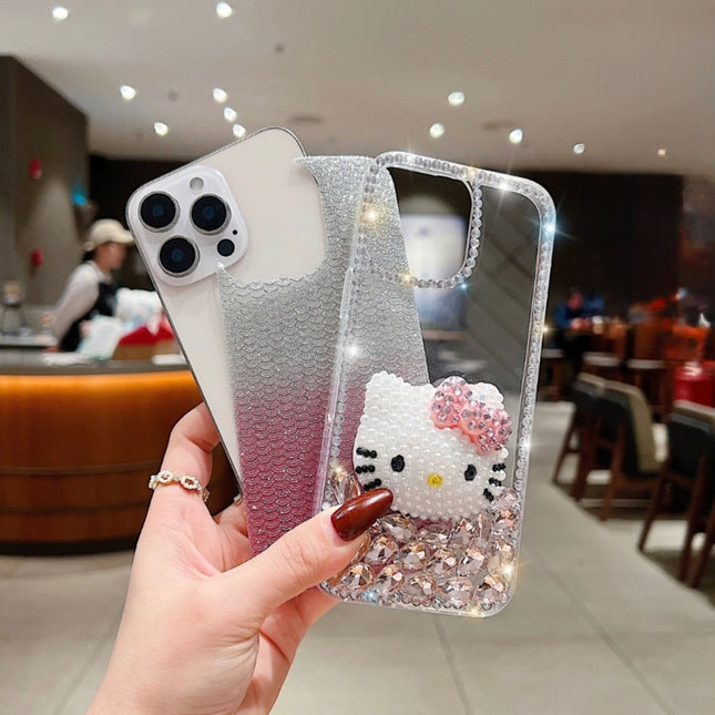 Hand made 3D Pearl Kitty Case