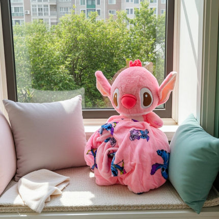 Big Angel plushy toy with blanket - soft & furry