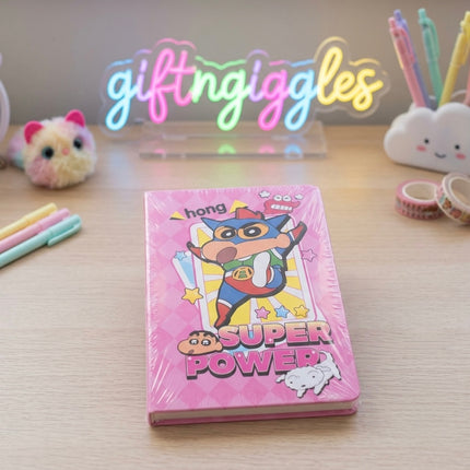 Cute Shinchan Character A5 Printed Diary
