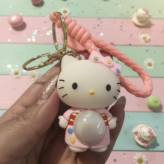 Hello kitty light key chain