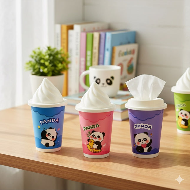 Cute panda wet wipes