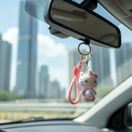 Hello kitty light key chain