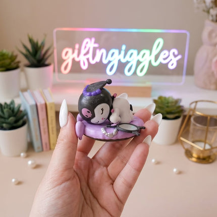 Kuromi Collectible Figurine – Kawaii Desk Buddy