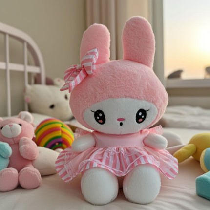 Big My melody plushy toy with blanket - soft &  furry