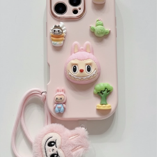 Labubu Case with Charm
