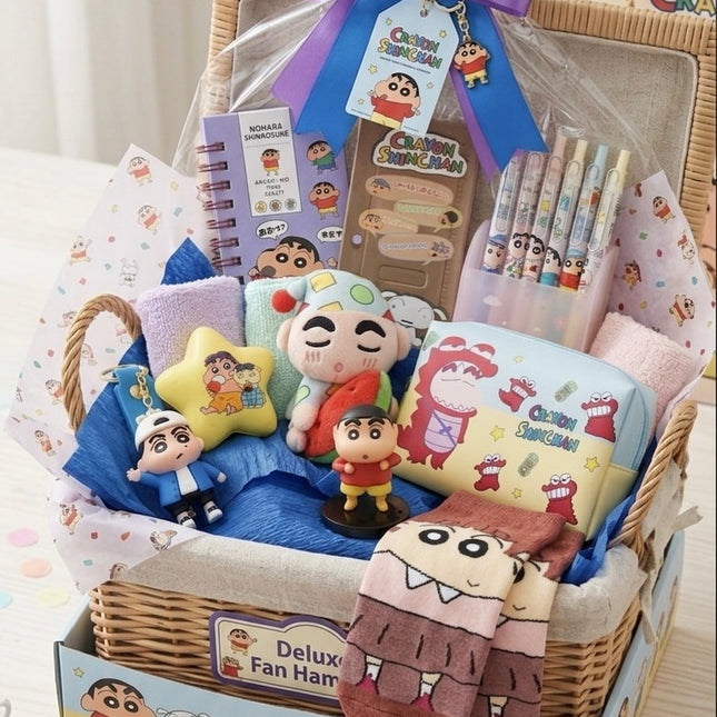 Crayon Shinchan Cozy & Cute Anime Fan Gift Box ( 8 Unique Products)