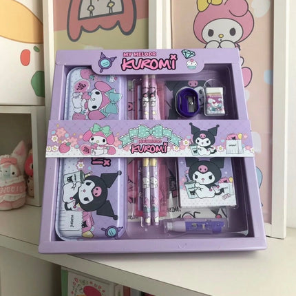 Cute Kuromi Stationery Set – Perfect for Kawaii Lovers