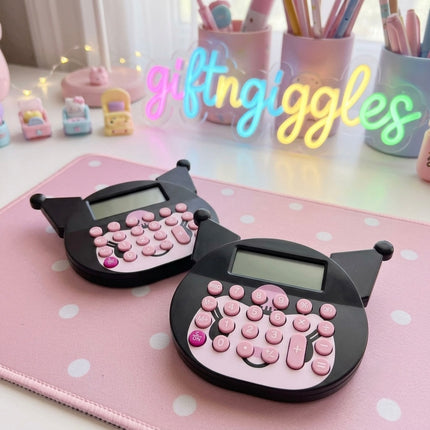 🖤 Cute Kuromi Character Electronic Calculator  🌸