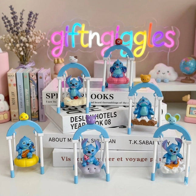 Cute Stitch Swing Figurine