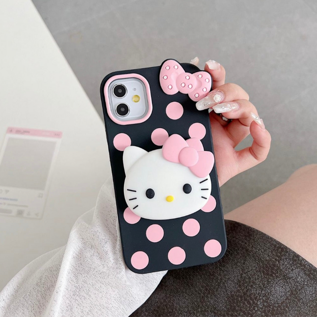 Polka Dot Hello Kitty Case