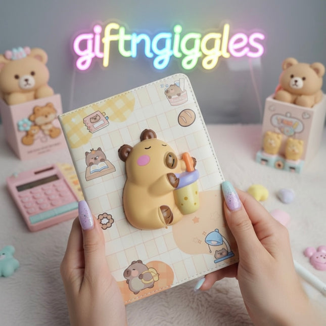 Capybara Squishy Notebook