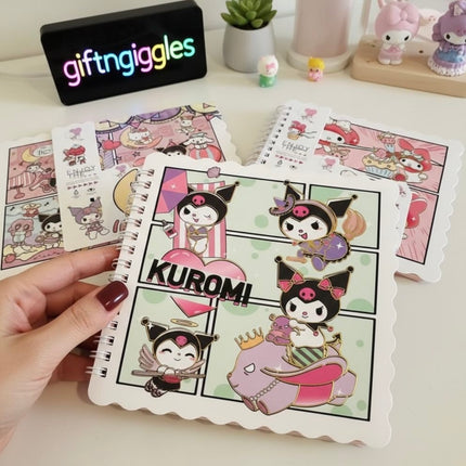 Sanrio Theme Spiral Notebook