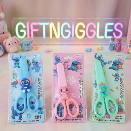 💙 Disney Stitch Cute Student Safety Scissors with Cap ✂️