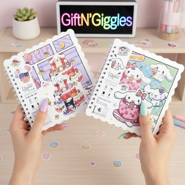 Sanrio Theme Spiral Notebook