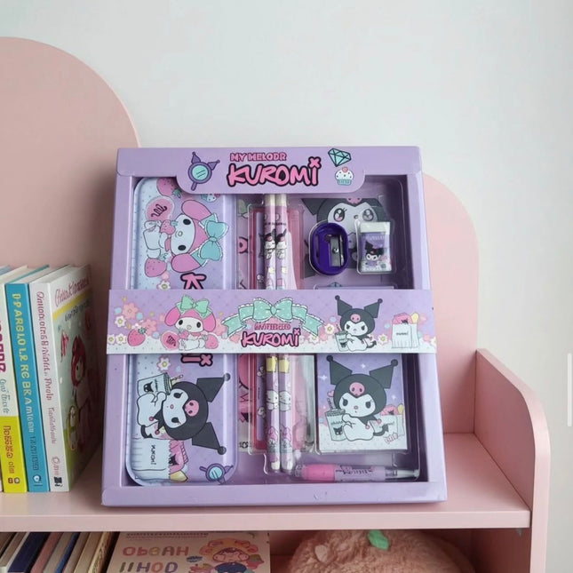 Cute Kuromi Stationery Set – Perfect for Kawaii Lovers