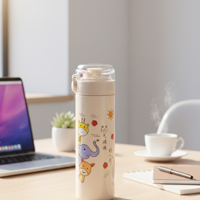 Cute Glass Water Bottle