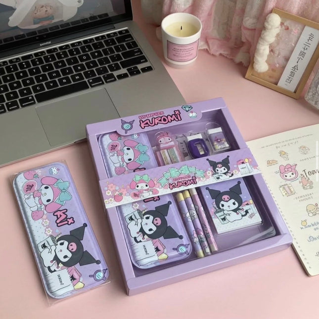Cute Kuromi Stationery Set – Perfect for Kawaii Lovers