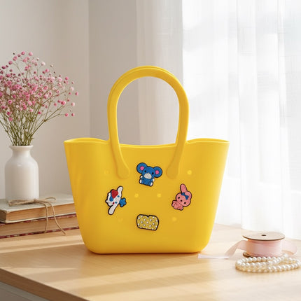 Silicone Basket With Detachable Charms