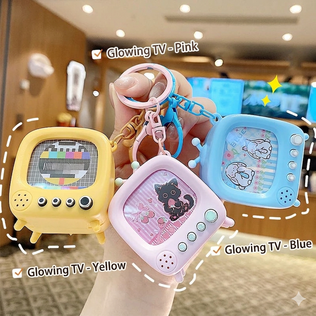 TV Keychain With Light