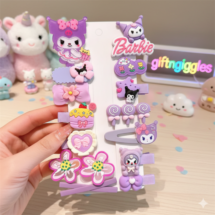 Kuromi Hair Clip 14 Piece Set