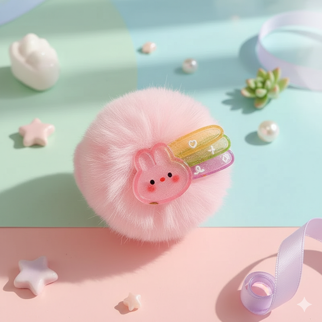 Rabbit Fur Rubberband