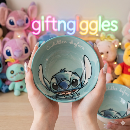Stitch Ceramic Bowls (4 piece set)