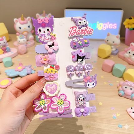 Kuromi Hair Clip 14 Piece Set