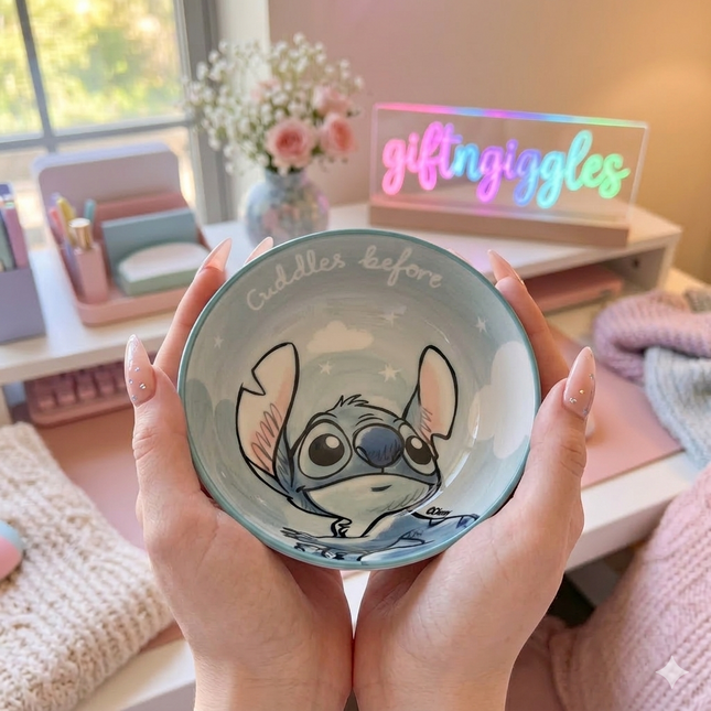 Stitch Ceramic Bowls (4 piece set)