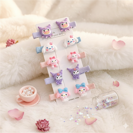 Sanrio Hair Clips Set