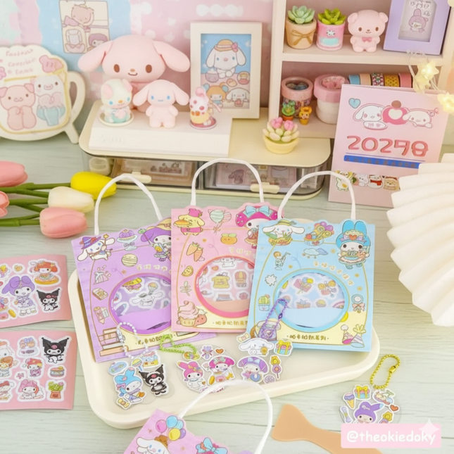 Kawaii  DIY Keychain Sticker Bag