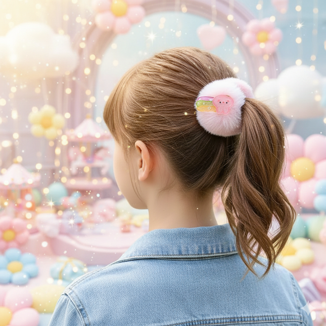 Rabbit Fur Rubberband