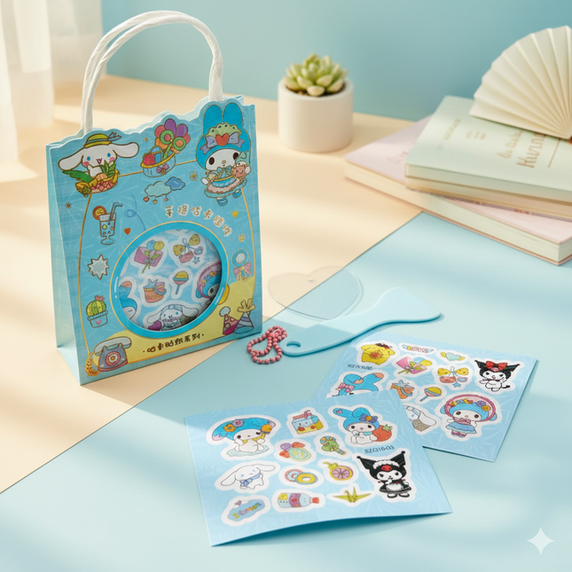 Kawaii  DIY Keychain Sticker Bag