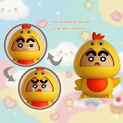 Shinchan Duck Face Changing Keychain