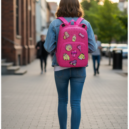 Silicone Bag with Costomizable Charms