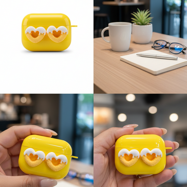 Love Embossed Pattern Case for Airpod Pro 2