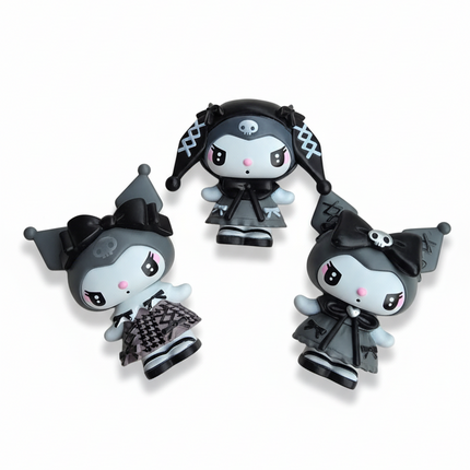 Gothic style Kuromi figurines