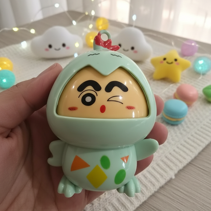 Shinchan Fish Face Changing Keychain