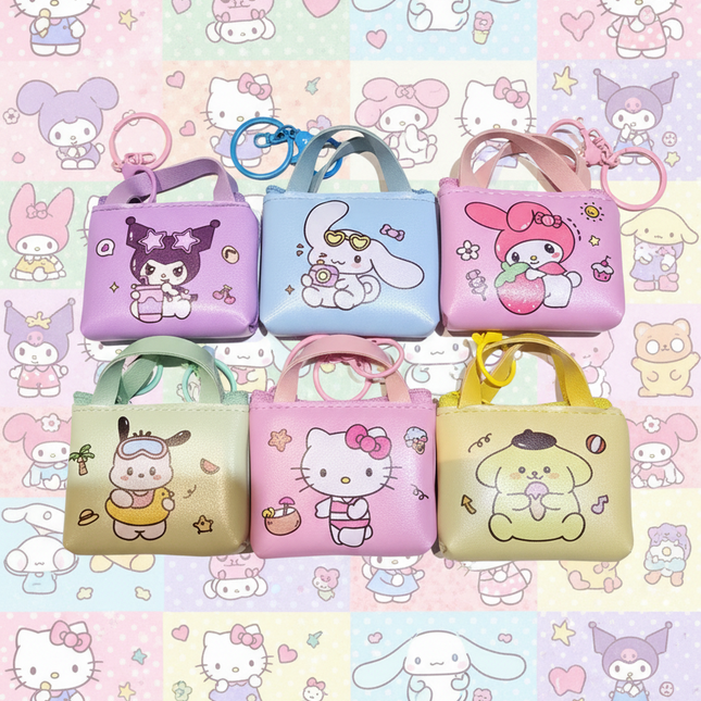 Sanrio Tote Bag Pouch Key Chain