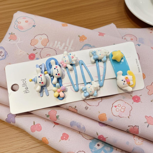 Cinnamoroll Hair Clip Set | Cute Sanrio Kawaii Hair Accessories