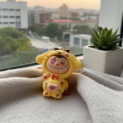 Labubu Face Changing Keychain