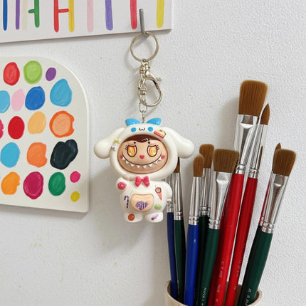 Labubu Face Changing Keychain
