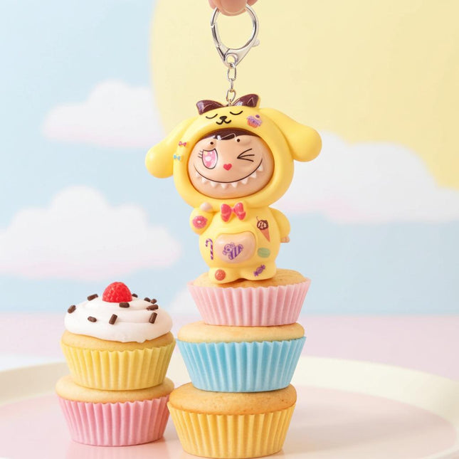 Labubu Face Changing Keychain