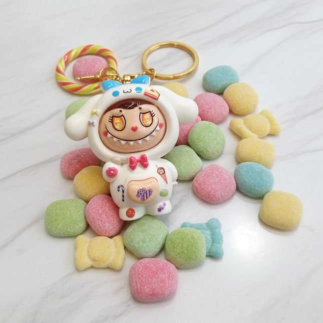 Labubu Face Changing Keychain